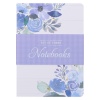 Notebook Set - Strength Blue Floral Large - Psalm 28:7